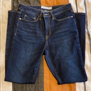 Athleta Sculptek Ultra Skinny Midnight jean.